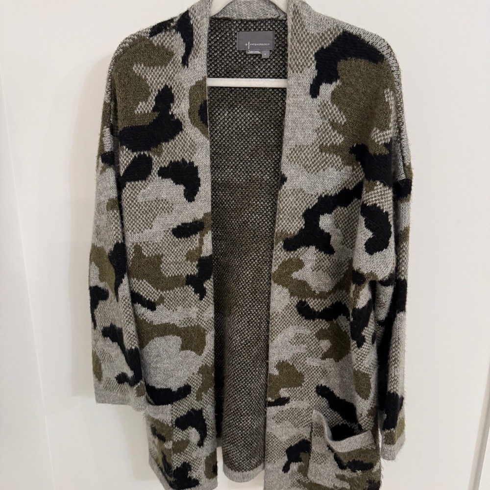 Anthro Women's Long Cardigan Sweater